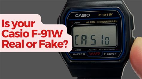 how to see a fake casio watch|how to check if casio is real.